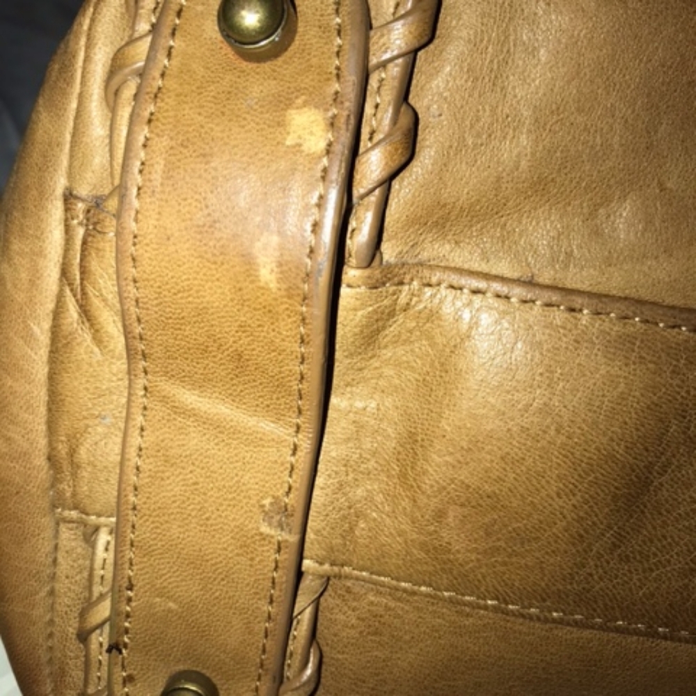 Kooba Brown Leather Bag with Gold Details - Picture 10 of 10
